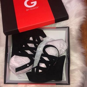 Guess GGHampton black wedges